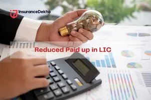 What is Reduced Paid Up in LIC?