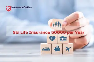 SBI Life Insurance offers a 5-year plan with an annual premium of ₹50,000